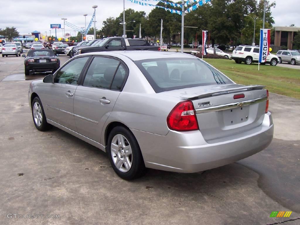2006 Malibu LT V6 Sedan - Silverstone Metallic / Ebony Black photo #3