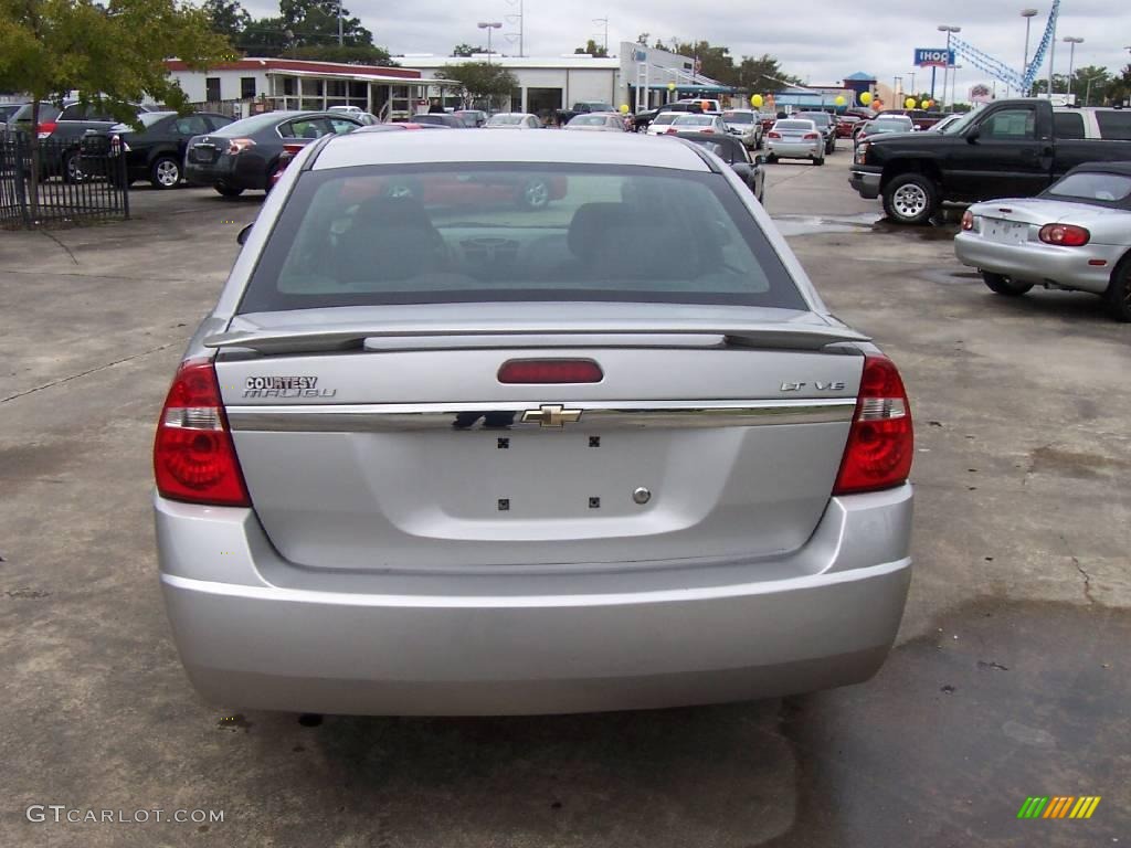 2006 Malibu LT V6 Sedan - Silverstone Metallic / Ebony Black photo #4