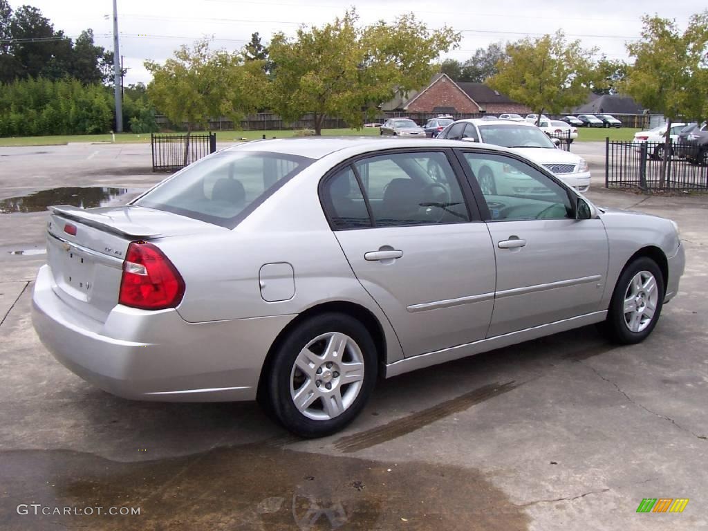 2006 Malibu LT V6 Sedan - Silverstone Metallic / Ebony Black photo #6