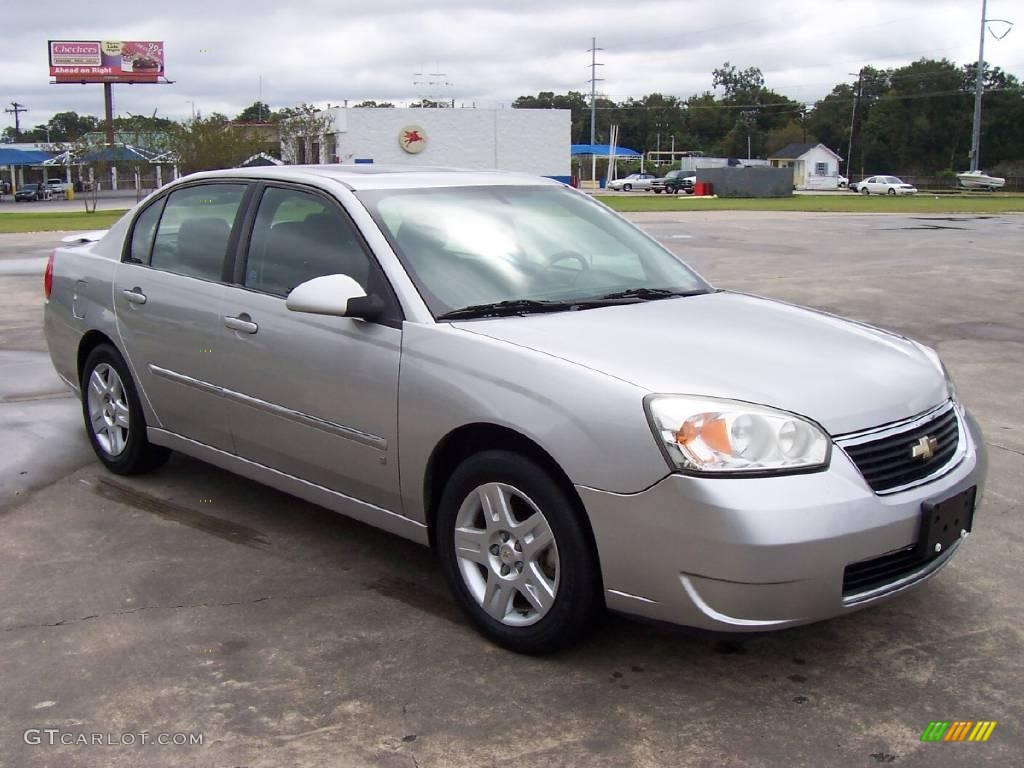 2006 Malibu LT V6 Sedan - Silverstone Metallic / Ebony Black photo #7