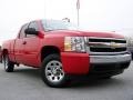 2008 Victory Red Chevrolet Silverado 1500 LT Extended Cab  photo #1