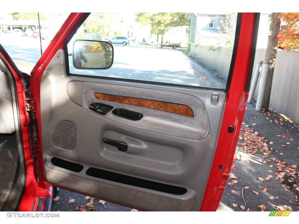 1996 Ram 1500 SLT Regular Cab 4x4 - Flame Red / Gray photo #13