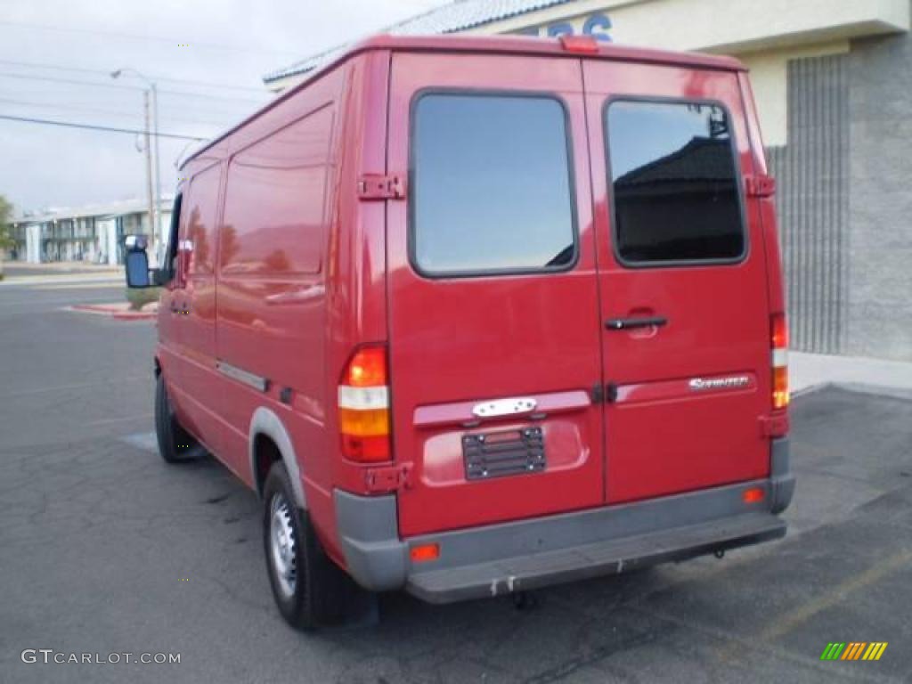 2003 Sprinter Van 2500 High Roof Cargo - Piedmont Red / Gray photo #4