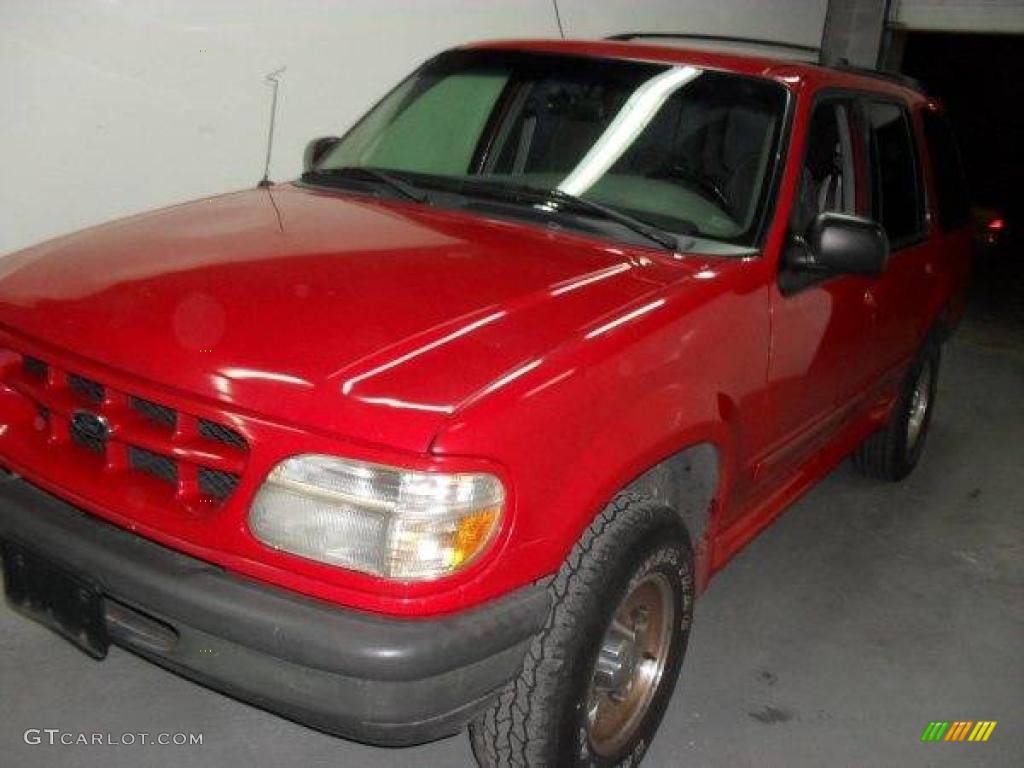 1998 Explorer XL - Vermillion Red / Medium Graphite photo #10