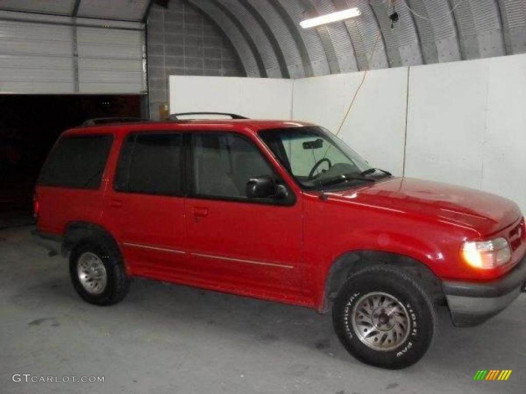 1998 Explorer XL - Vermillion Red / Medium Graphite photo #12