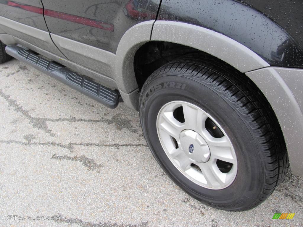 2001 Escape XLT V6 4WD - Black / Medium Graphite Grey photo #3