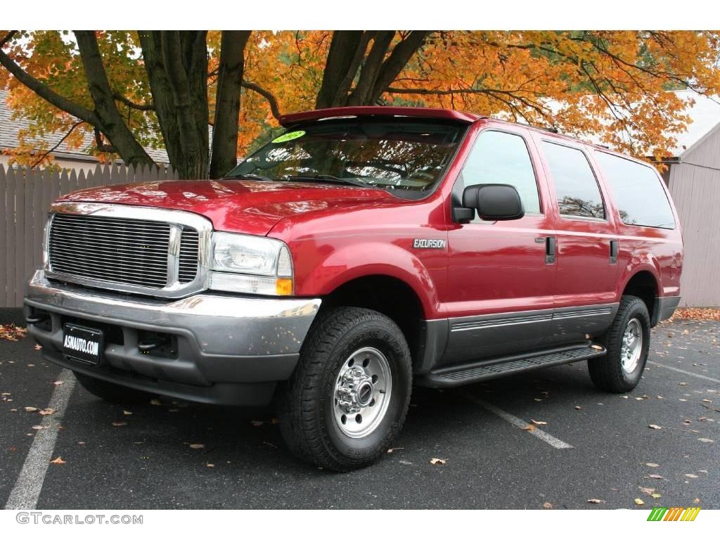2003 Excursion XLT 4x4 - Red Fire Metallic / Medium Flint photo #1