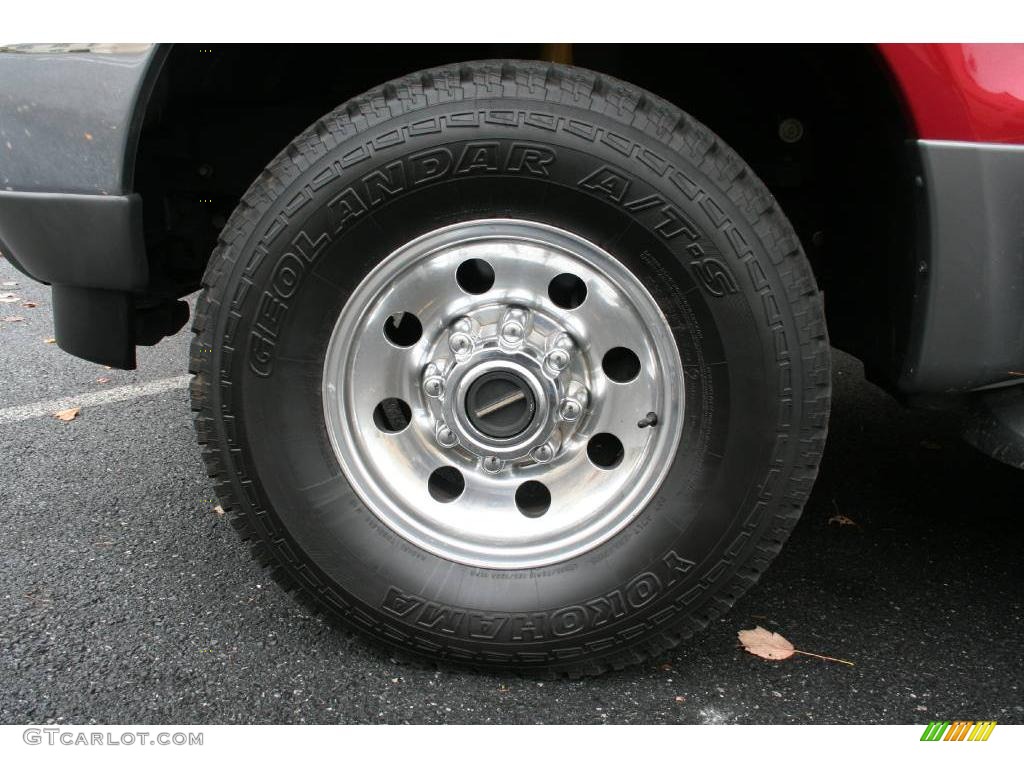 2003 Excursion XLT 4x4 - Red Fire Metallic / Medium Flint photo #10