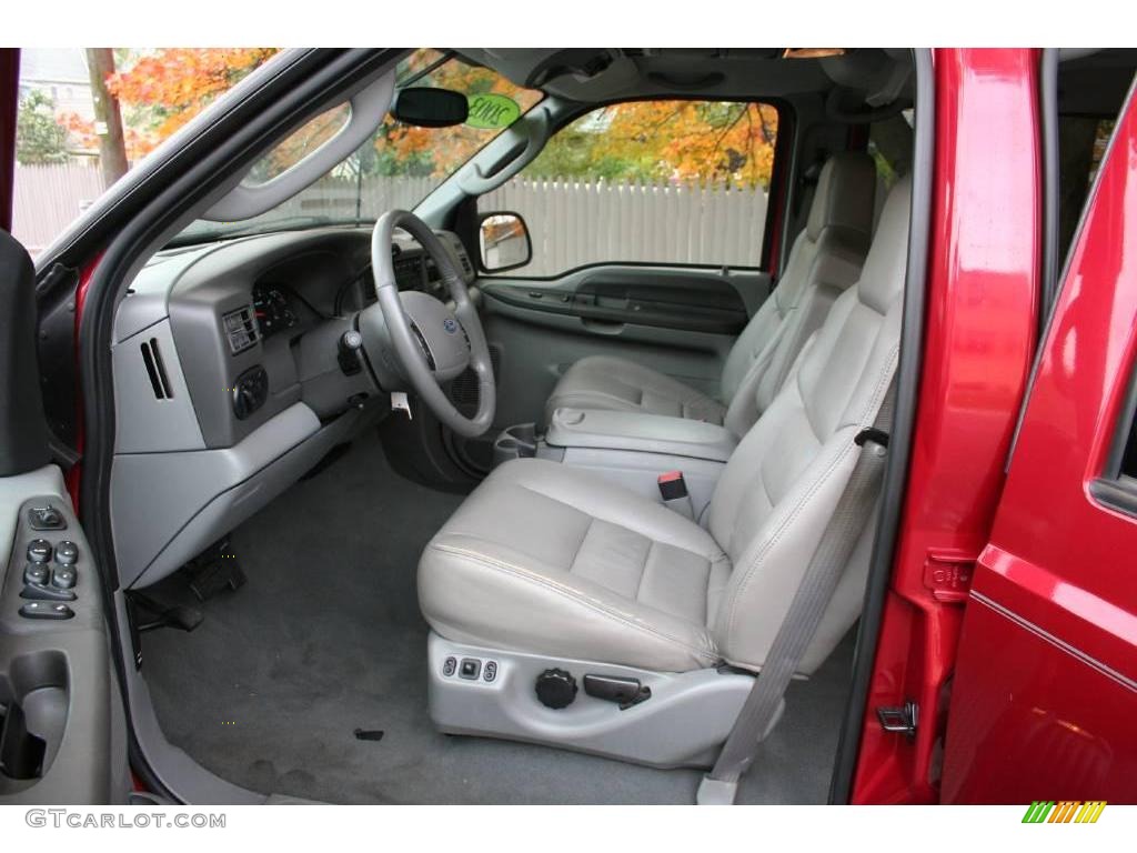 2003 Excursion XLT 4x4 - Red Fire Metallic / Medium Flint photo #16
