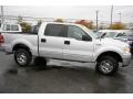 2007 Silver Metallic Ford F150 XLT SuperCrew 4x4  photo #2