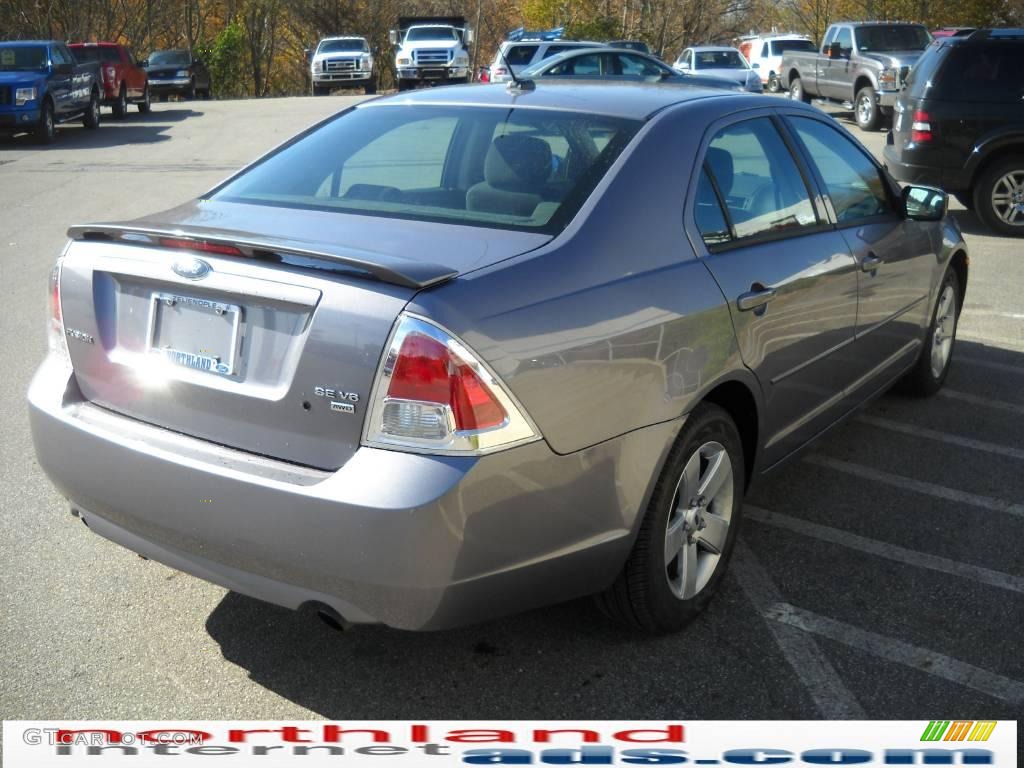2007 Fusion SE V6 AWD - Tungsten Grey Metallic / Charcoal Black photo #6