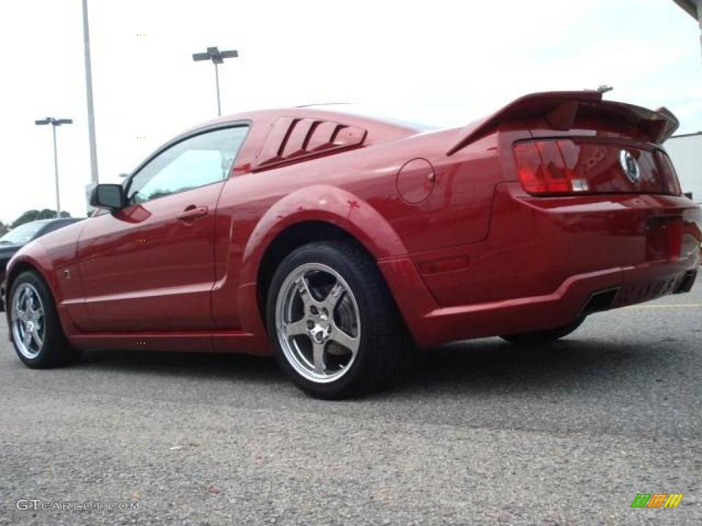 2007 Mustang Roush Stage 1 Coupe - Redfire Metallic / Dark Charcoal photo #4