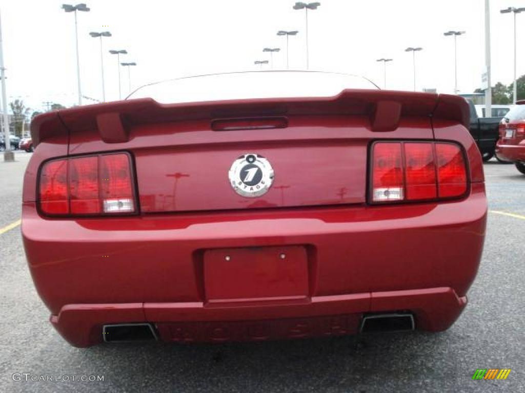 2007 Mustang Roush Stage 1 Coupe - Redfire Metallic / Dark Charcoal photo #6