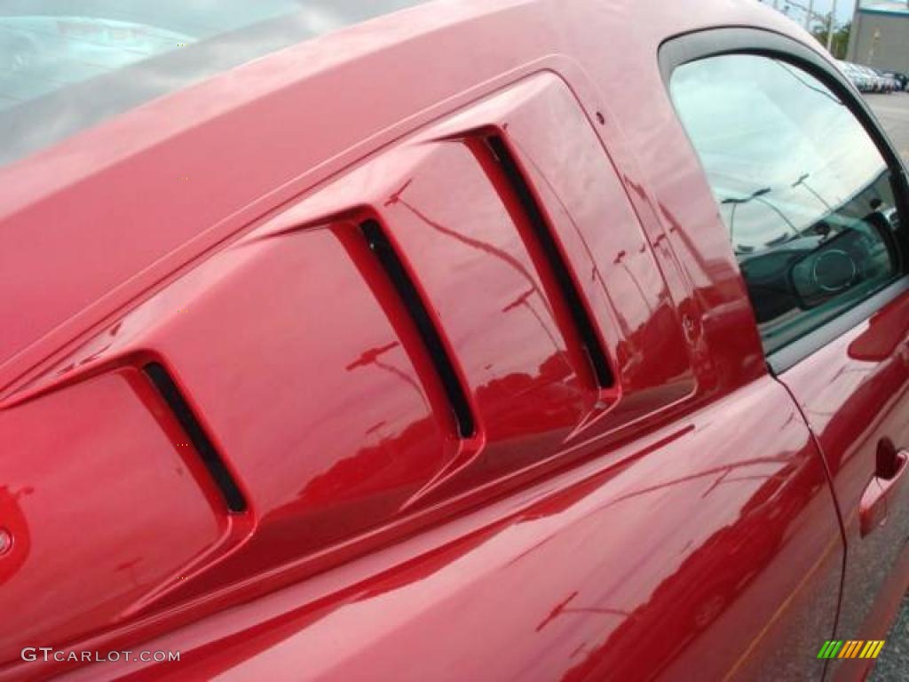 2007 Mustang Roush Stage 1 Coupe - Redfire Metallic / Dark Charcoal photo #22