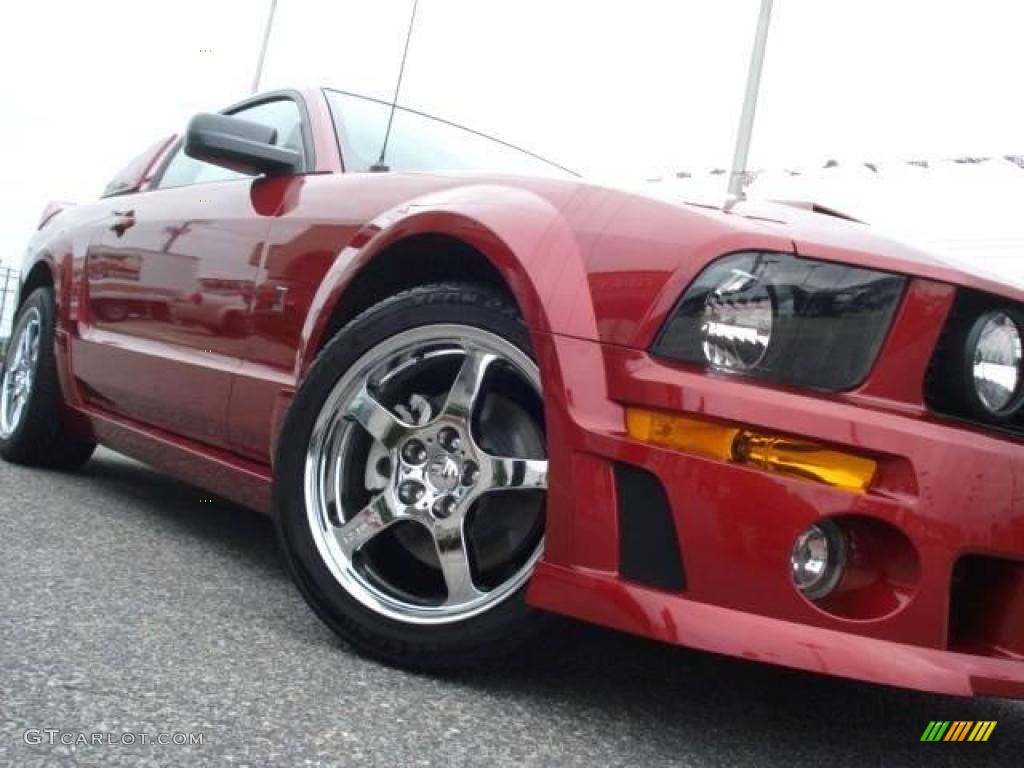 2007 Mustang Roush Stage 1 Coupe - Redfire Metallic / Dark Charcoal photo #60