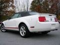 2008 Performance White Ford Mustang V6 Premium Convertible Warriors in Pink Edition  photo #4