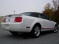 2008 Performance White Ford Mustang V6 Premium Convertible Warriors in Pink Edition  photo #7