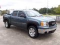 2008 Stealth Gray Metallic GMC Sierra 1500 SLE Crew Cab 4x4  photo #7