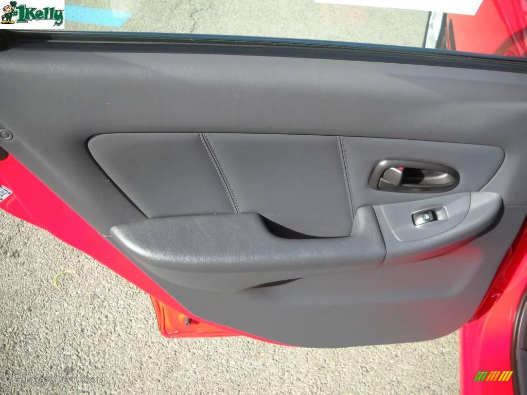 2001 Elantra GT - Cardinal Red / Gray photo #11