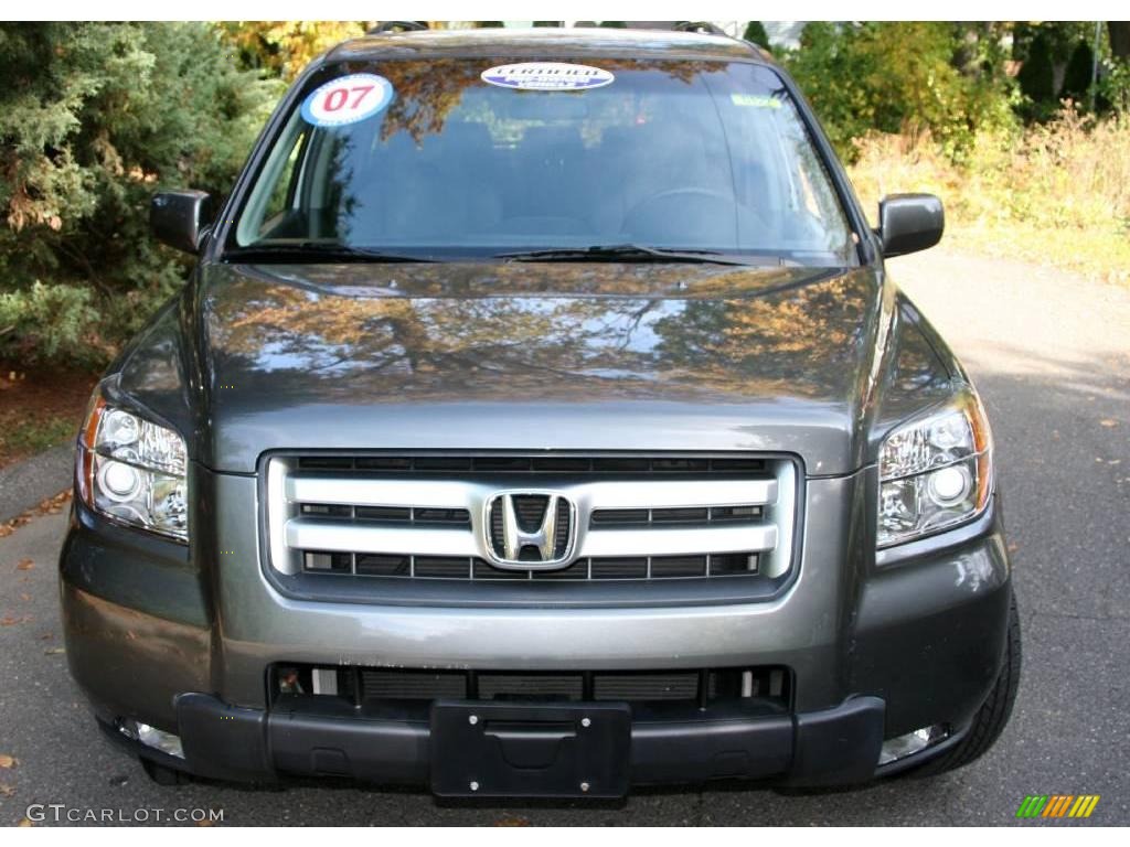 2007 Pilot EX 4WD - Nimbus Gray Metallic / Gray photo #2