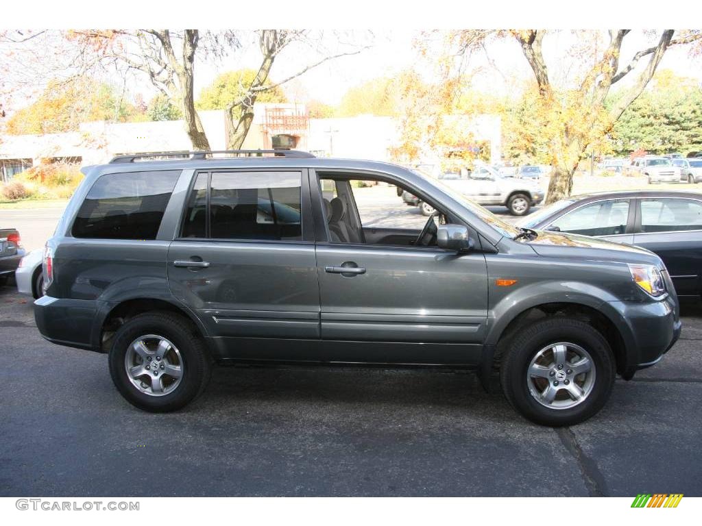 2007 Pilot EX 4WD - Nimbus Gray Metallic / Gray photo #4