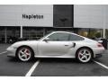 2003 Arctic Silver Metallic Porsche 911 Turbo Coupe  photo #8