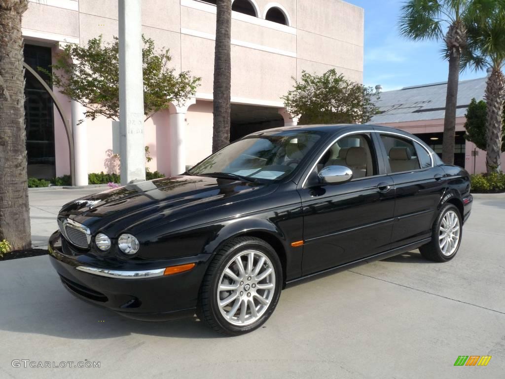 Ebony Black 2007 Jaguar X-Type 3.0 Exterior Photo #20591574