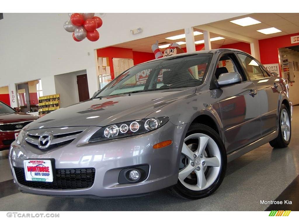 2006 MAZDA6 i Sedan - Titanium Gray Mica / Black photo #1