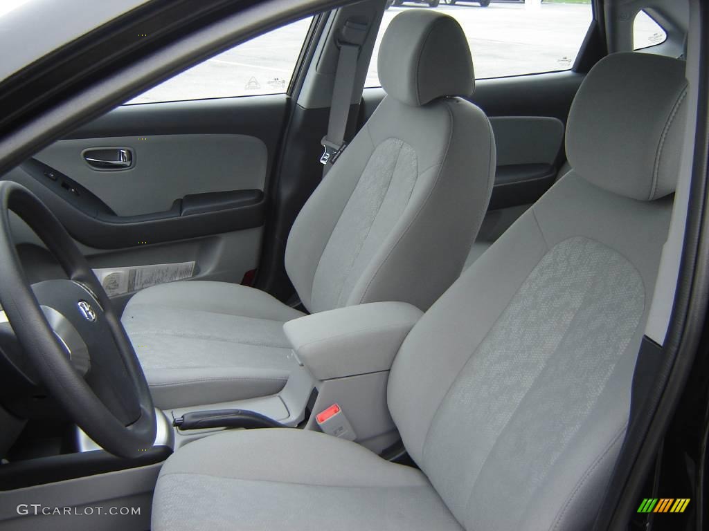2010 Elantra GLS - Ebony Black / Gray photo #9