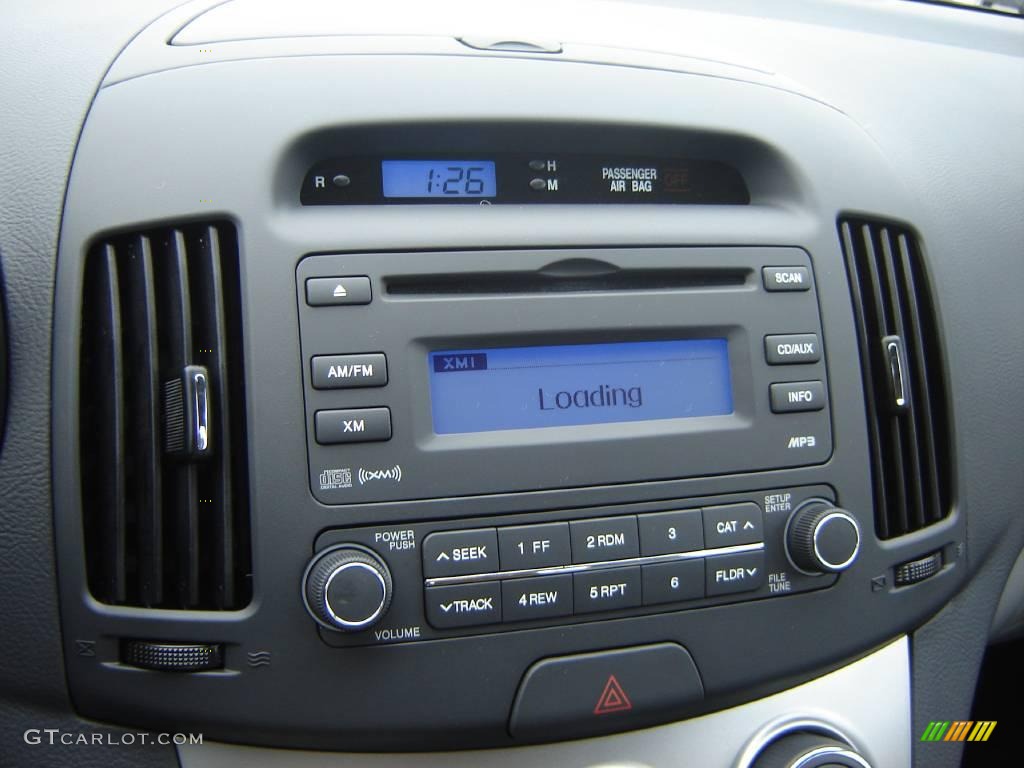 2010 Elantra GLS - Ebony Black / Gray photo #14