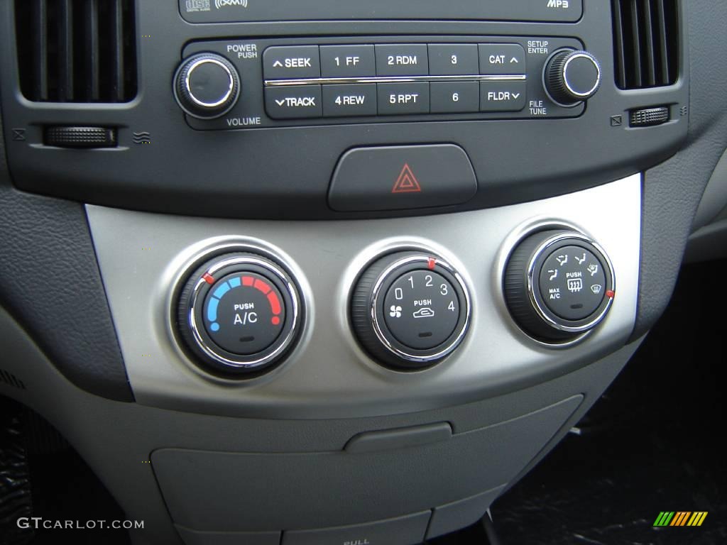 2010 Elantra GLS - Ebony Black / Gray photo #15