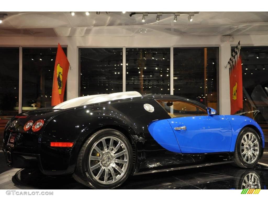 2008 Veyron 16.4 - Bugatti Light Blue/Black / Havanna photo #10