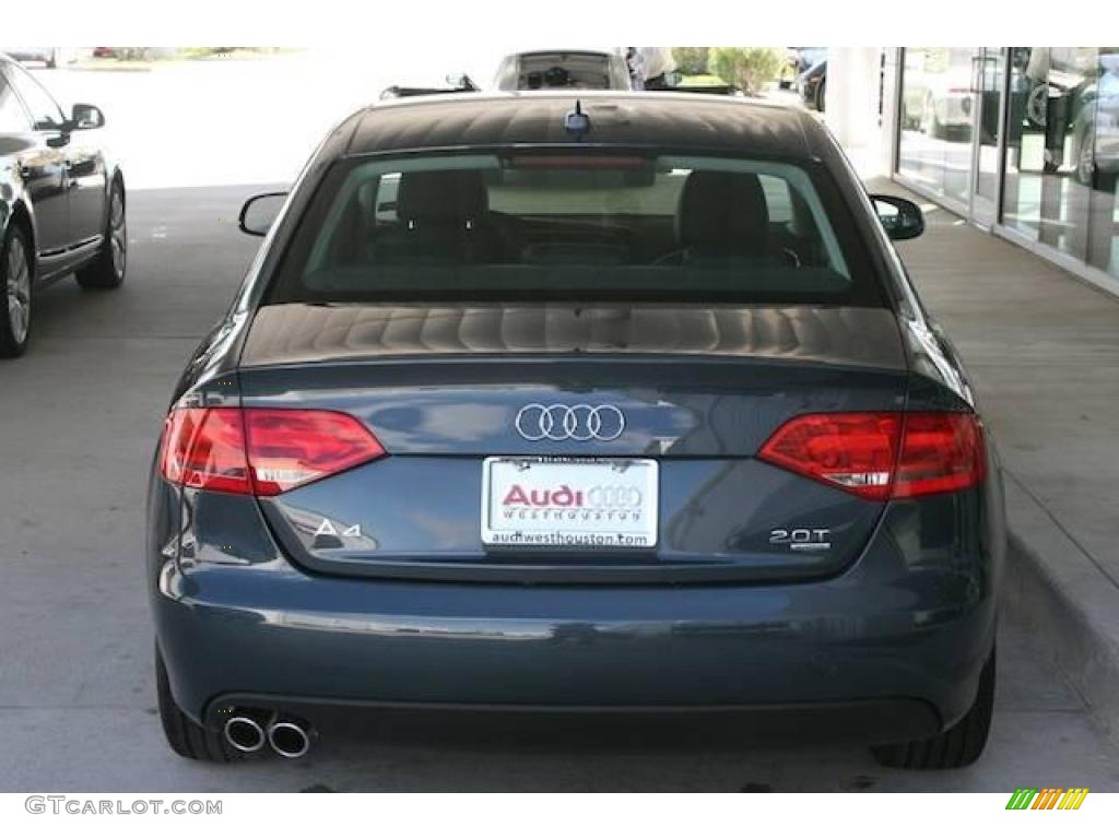 2010 A4 2.0T quattro Sedan - Meteor Gray Pearl Effect / Black photo #12