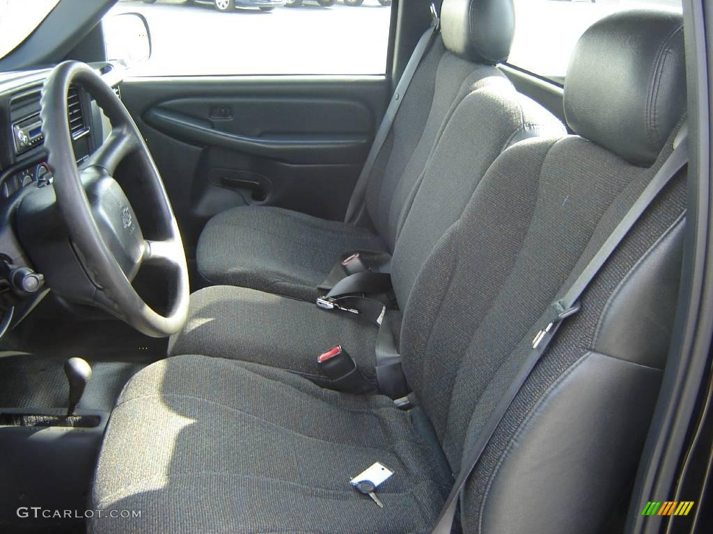 2000 Silverado 1500 Regular Cab 4x4 - Onyx Black / Graphite photo #5