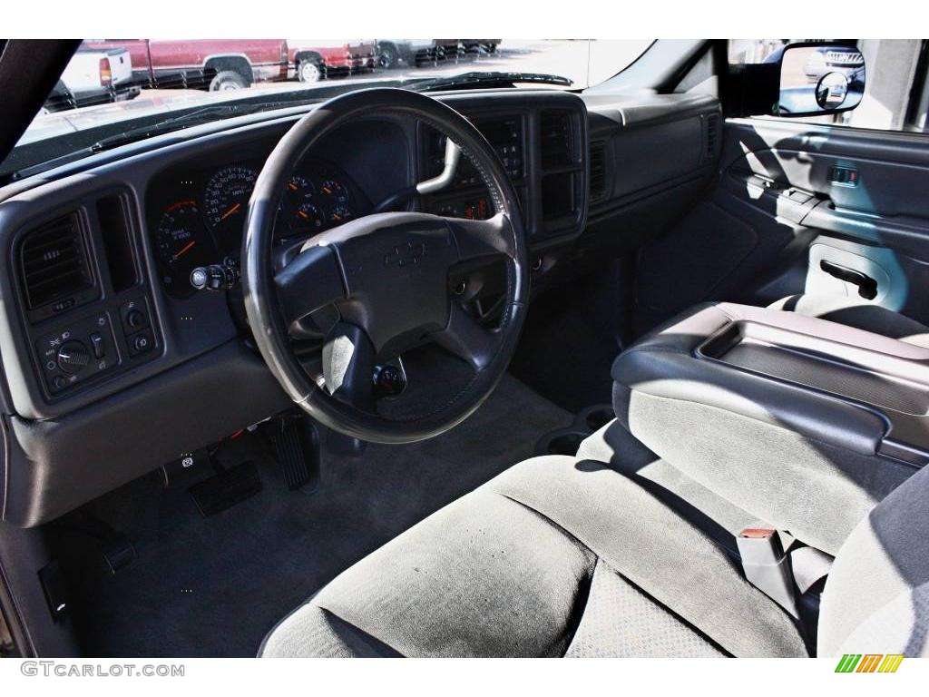 2005 Silverado 3500 LS Crew Cab Dually - Black / Dark Charcoal photo #6