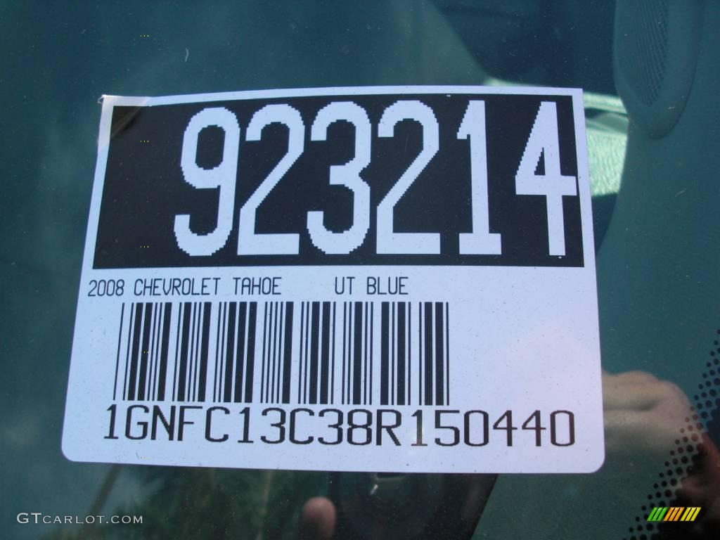 2008 Tahoe LS - Dark Blue Metallic / Light Titanium/Dark Titanium photo #14