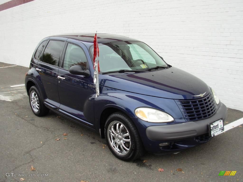 2002 PT Cruiser Limited - Patriot Blue Pearlcoat / Gray photo #7
