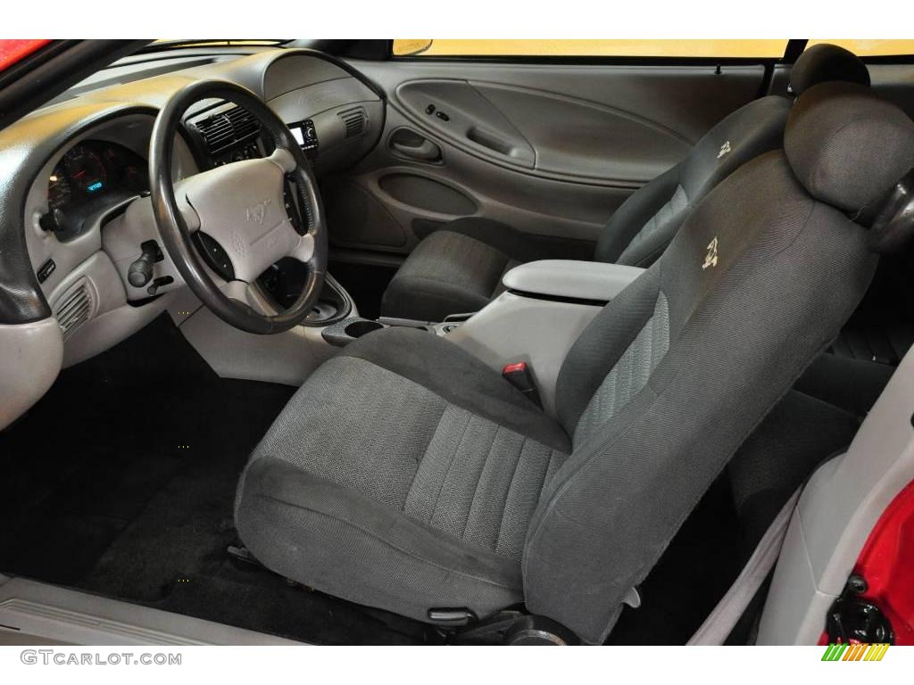 1999 Mustang GT Convertible - Laser Red Metallic / Dark Charcoal photo #10