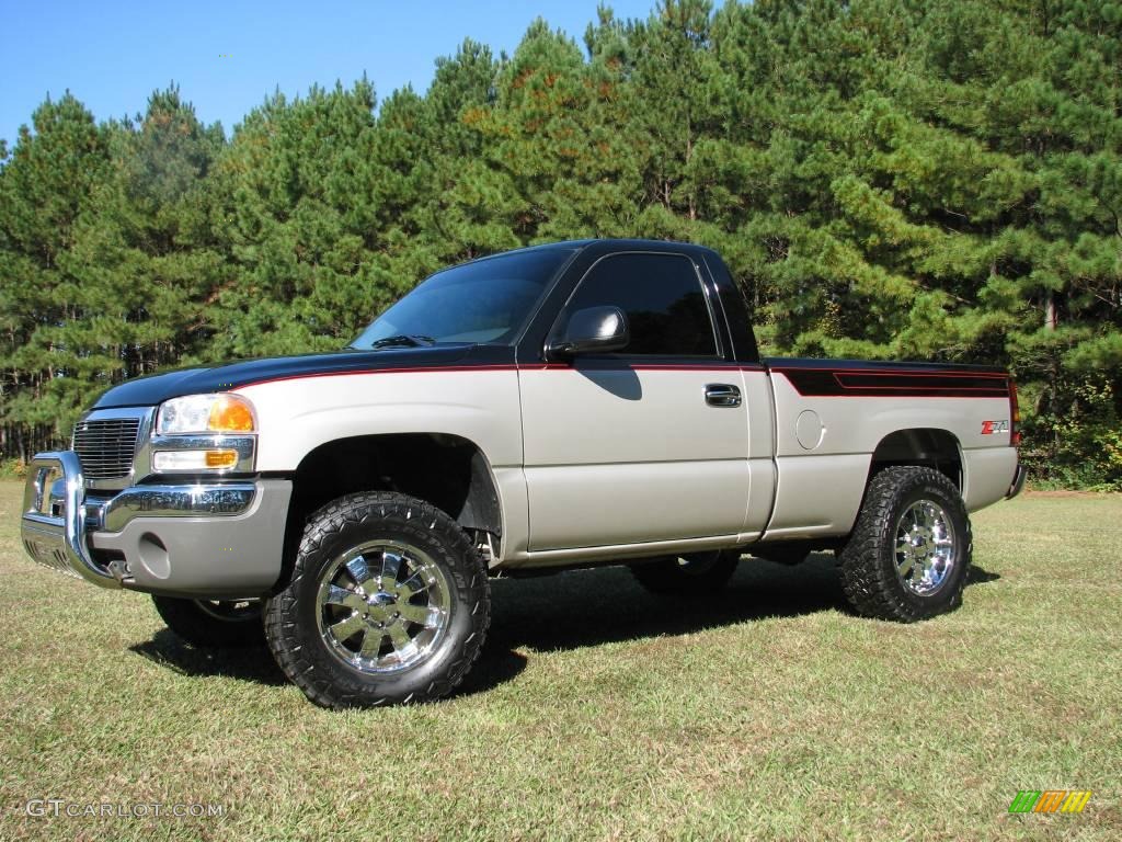 2006 Sierra 1500 Z71 Regular Cab 4x4 - Silver Birch Metallic / Dark Pewter photo #1