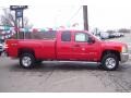 2009 Victory Red Chevrolet Silverado 2500HD LT Extended Cab 4x4  photo #4