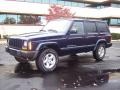 2001 Patriot Blue Pearlcoat Jeep Cherokee Sport 4x4  photo #1