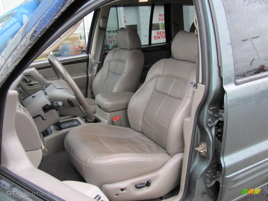 2004 Grand Cherokee Limited 4x4 - Onyx Green Pearl / Taupe photo #14