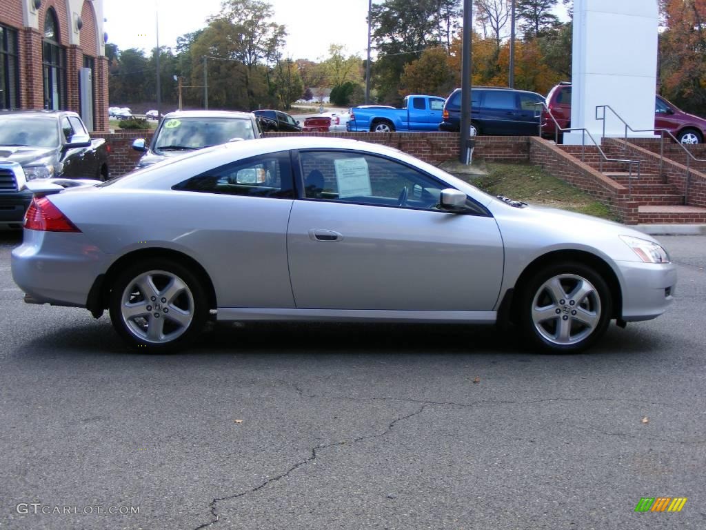 2006 Accord EX-L V6 Coupe - Alabaster Silver Metallic / Gray photo #19