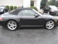 2007 Basalt Black Metallic Porsche 911 Carrera Cabriolet  photo #4