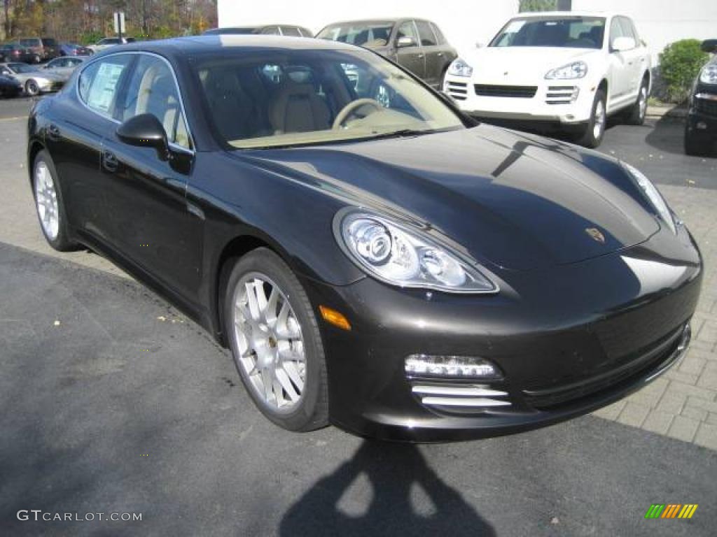 2010 Panamera 4S - Carbon Grey Metallic / Luxor Beige photo #3