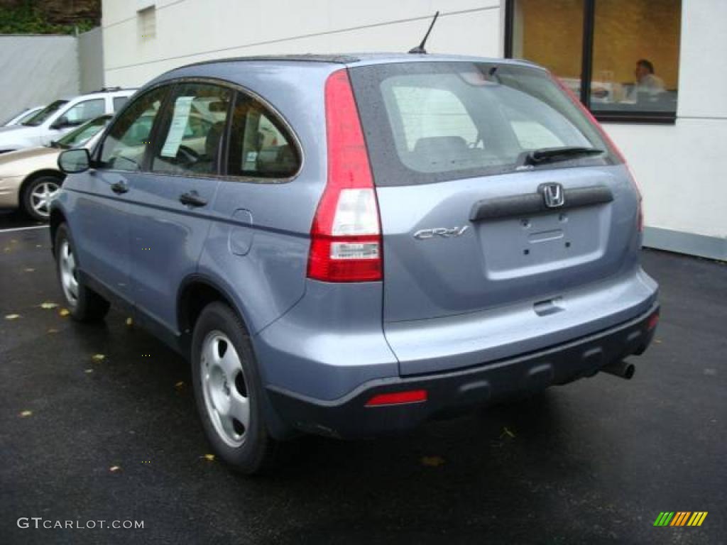 2007 CR-V LX 4WD - Glacier Blue Metallic / Gray photo #2