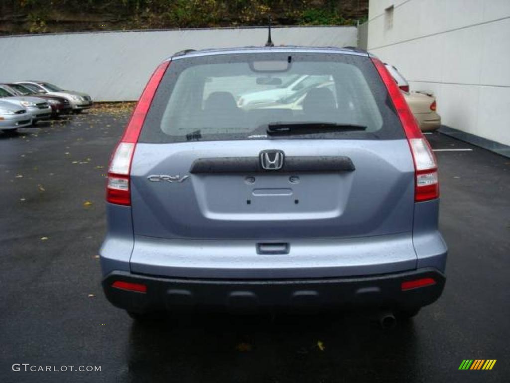 2007 CR-V LX 4WD - Glacier Blue Metallic / Gray photo #3