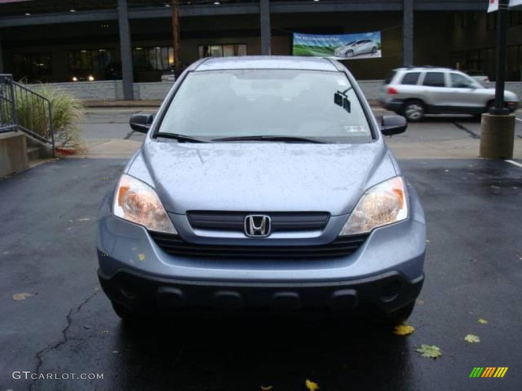 2007 CR-V LX 4WD - Glacier Blue Metallic / Gray photo #6