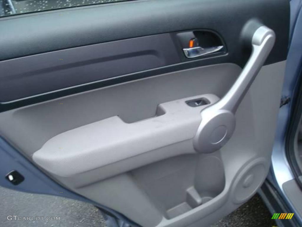 2007 CR-V LX 4WD - Glacier Blue Metallic / Gray photo #13