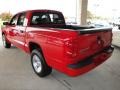 2008 Flame Red Dodge Dakota SLT Crew Cab  photo #4